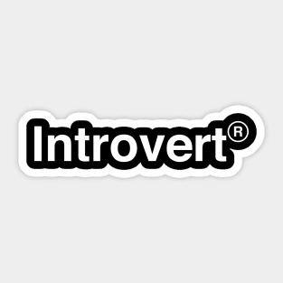 Introvert Sticker